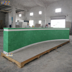 Barra de <span class=keywords><strong>Bar</strong></span> de Ónix Verde para Restaurante, Mármol Translúcido, Diseño Interior de <span class=keywords><strong>Bar</strong></span> Curvo Moderno - Product Image 5