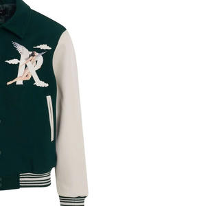 <b>Top</b> Quality Men's Women's Anti-Bacterial Shearling Varsity Jackets New Style Stand Collar All Sizes Colors Low Woolen - Product Image 2