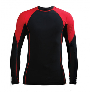 Protector Rash Guard de manga larga personalizado al por mayor, protector Rash Guard transpirable de fabricante con el mejor material con impresión de logotipo personalizado - Product Image 1