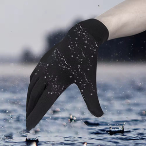 Gants de cyclisme unisexes à doigts hauts avec logo personnalisé vente en gros de gants de vélo de course compatibles avec écran tactile et impression chaude pour hommes - Product Image 6