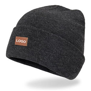 Wholesale High Quality Cotton Outdoor Beanie <b>Caps</b> Custom Logo <b>Skull</b> Winter Hat Beanies <b>Men</b> Women Latest Design Headwear Printing - Product Image 1