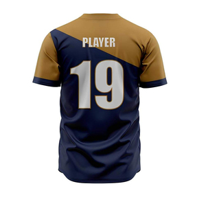 Ensembles d'uniformes de baseball respirants sur mesure, haute qualité, 100% polyester, design personnalisé avec logo personnalisé, impression par sublimation - Product Image 3