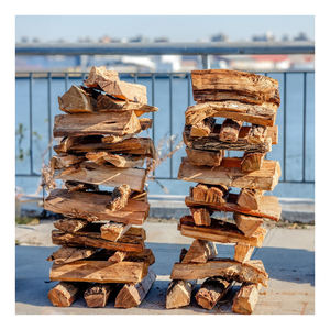 Bois de chauffage séché au four France de marque personnalisée de haute qualité avec un dimensionnement constant et des faisceaux empilables pour une utilisation en intérieur ou en extérieur - Product Image 3