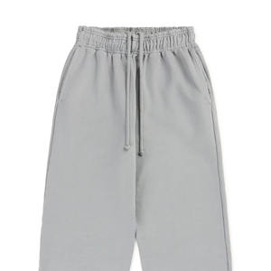 กางเกงซับเหงื่อของผู้ชายผ้าแคนวาสแบบแห้งเร็วสไตล์กลางเอวซักสีเข้มโลโก้ตามสั่ง - Product Image 3