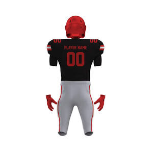 Uniforme de Fútbol Americano Unisex de Alta Calidad Hecho a Medida 2026 Manga Corta 100% Poliéster Transpirable Protección UV Talla Grande - Product Image 3