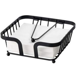 ที่ใส่กระดาษทิชชูและผ้าเช็ดปากแบบกันน้ำ ทำจากโลหะ สำหรับใช้ในครัว โต๊ะอาหาร บ้าน โรงแรม และร้านอาหาร ดีไซน์ทันสมัย - Product Image 1