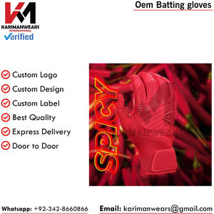 Gants de frappe de baseball en cuir, poignet court, adhérence premium, personnalisables, usage professionnel, vente en gros, impression OEM, marquage - Product Image 4