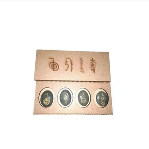 High Quality Usui Reiki Grey Aventurine With <b>Feng</b> <b>Shui</b> Reiki Symbol Set Natural Stone Healing Usui <b>Crystal</b> Gemstone Wholesale - Product Image 4