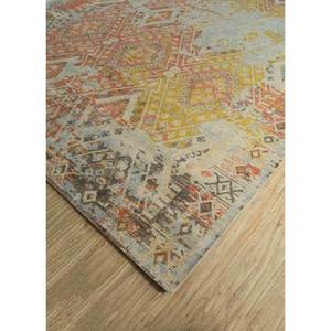 Tapis en laine noués à la main Erbe, motif géométrique abstrait rouge et orange, pour salon, chambre à coucher, couloir, 9x12, rectangulaire, Gs-7085 - Product Image 2