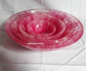 Tendance ustensiles de cuisine cadeau haute qualité à la mode résine époxy bol vaisselle salade bol de service vaisselle bol charismas cadeau - Product Image 2