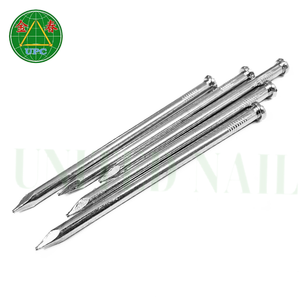 3.7 pouces en acier brillant fer clou tête à carreaux tige lisse pour la Construction de bâtiments en bois prix compétitif usine du Vietnam - Product Image 2