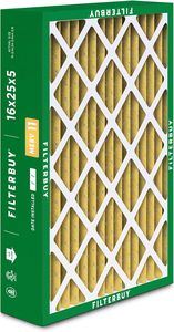 Filterbuy Filtro de Aire 16x25x5 MERV 11 Protección Contra Alergias y Mascotas (Paquete de 2) - Product Image 4