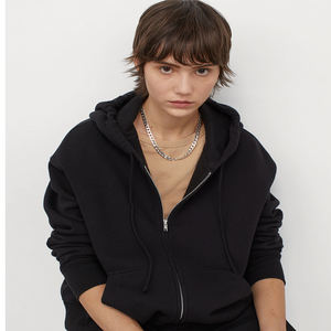 Wholesale Custom Printed Eco-Friendly <b>Fleece</b> <b>Women's</b> Plus Size Hoodie Designer <b>Pattern</b> Winter Full-Zip-Up Front Logo Hooded - Product Image 1