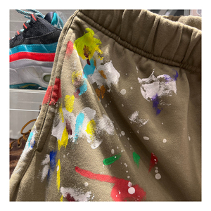 Logo personnalisé OEM, décontracté, vintage, délavé à l'acide, grande taille, ourlet brut, unisexe, haute qualité, écologique, séchage rapide, respirant, tissu français épais - Product Image 3