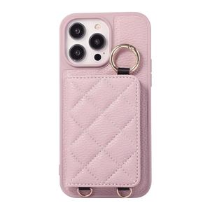 เคสฝาพับมีกระเป๋าเงินหนังปกป้องรวมทั้งหมดเคสโทรศัพท์มือถือสำหรับ iPhone PU กระเป๋าโทรศัพท์สำหรับ Samsung wristband Case Pouch - Product Image 1