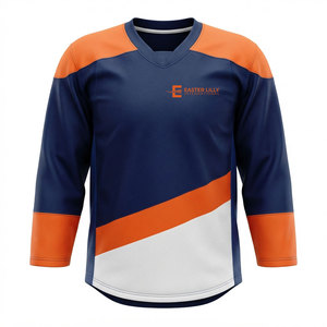 Camiseta de Hockey sobre Hielo al por Mayor, Uniforme de Hockey Personalizado, Camiseta Deportiva de Equipo, Impresión por Sublimación, Servicio OEM - Product Image 1