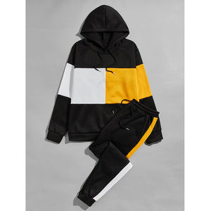 Sudadera con capucha de punto de fabricante, ropa deportiva, ropa para correr, ropa de diseñador con estampado personalizado, logotipo de Color, conjuntos de chándal informales para hombres - Product Image 5