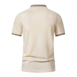 เสื้อโปโลแขนสั้นแบบลำลองสำหรับผู้ชายเสื้อยืดโปโลโพลีเอสเตอร์ผ้าฝ้ายระบายอากาศได้ดีคุณภาพสูงสำหรับสวมใส่ในฤดูร้อน - Product Image 2