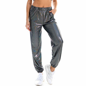 King Mcgreen – Costumes de danse de scène de Jazz, Star Hip-hop, pantalon de danse à paillettes brillantes - Product Image 4