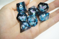 Set Dadu Inti Cair Penjualan Langsung Pabrik Kualitas Tinggi Terbaru 7 Buah Set Dadu