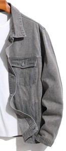 Vestes Denim Hiver Vintage pour Homme Bouton Avant 100% Coton Tendance Eco-Friendly 2025 Styles - Product Image 5