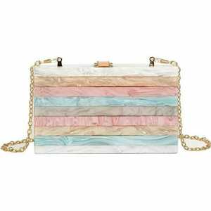 Tendance Fashionwear Designer Dames Résine Époxy Embrayage Pour Les Utilisations De Mariée Résine Époxy Sac Fabriqué À La Main Sac De Soirée Embrayage De Mariage - Product Image 4