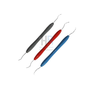 Micro-scalpels dentaires manuels en acier inoxydable avec manche en silicone, instruments de précision pour l'hygiène buccale et le nettoyage dentaire - Product Image 5