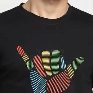 T-shirt imprimé pour hommes avec coupe classique et design graphique élégant T-shirt imprimé décontracté avec tissu en coton doux - Product Image 5