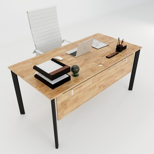 Concept HBOV007 Bureau ovale au design minimaliste 160x80 - Product Image 1