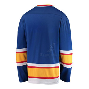 Jersey de hockey sobre hielo de alta calidad Jersey de equipo personalizado tela de malla con impresión Jersey de hockey sobre hielo personalizado - Product Image 3