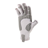 Guantes de Pesca de Invierno de Color Sólido, Transpirables, de Cuero, con Diseño de Logotipo Personalizado, Precio Bajo