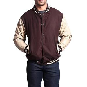 Veste bomber vintage décontractée à coupe ajustée, vêtements de vélo tendance, poches latérales, toile brodée personnalisée, devant surélevé - Product Image 1