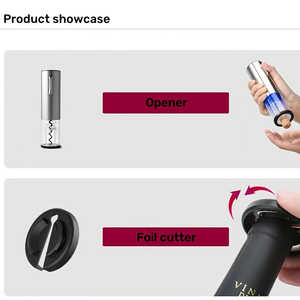 ¡Hola! Compre 1 Abridor de Botellas Eléctrico Mini Ultra-Duradero, Cortador de Papel, Recargable TIPO-C, con Logotipo Personalizable, de Acero Inoxidable - Product Image 3