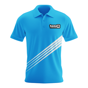 Camiseta polo de sublimación de alta calidad, tela de jersey de poliéster y spandex, manga corta, corte atlético, longitud regular, diseño transpirable W - Product Image 4