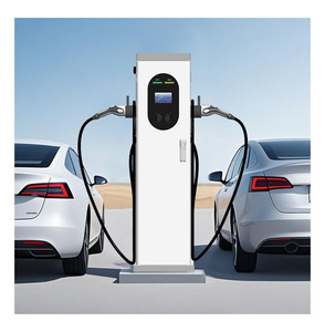 Estaciones de Carga para Vehículos Eléctricos Tipo 1/Tipo 2/GBT de 14 kW y 32 A con Cargador de CA para Vehículos Eléctricos de Doble Pistola para Uso Comercial - Product Image 2