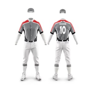 2025 nuevos conjuntos de camisetas y pantalones de béisbol por sublimación personalizados al por mayor uniformes de béisbol y softbol conjunto completo - Product Image 6
