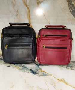 Vente chaude hommes rétro sac à bandoulière en cuir véritable multifonction pour affaires et loisirs mode Style Vintage - Product Image 1