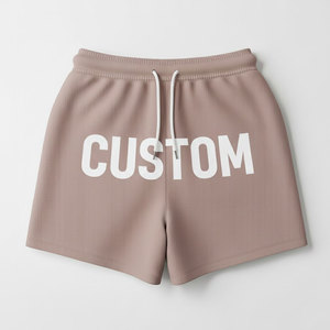 กางเกงขาสั้นผู้ชายพิมพ์โลโก้ได้ ผ้าระบายอากาศ น้ำหนักเบา สวมใส่สบาย เหมาะสำหรับออกกำลังกาย เล่นกีฬา และสวมใส่ลำลอง - Product Image 1