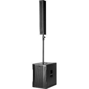 Système de sonorisation colonne active professionnel 1400W à haut rendement avec subwoofer amplifié 15 pouces et DSP pour événements et spectacles en direct - Product Image 3