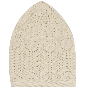 Venta caliente islámico Mslim Mens Worship Knitting Topi skullcap Beanie Hat en relieve Kufi Caps Takke Kofi - Product Image 3