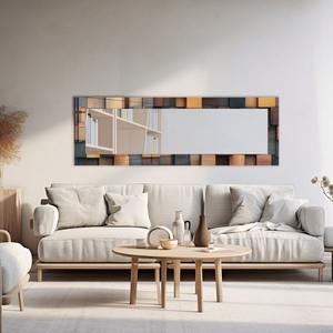 <b>Mosaic</b> Spiral Frameless Round Glass Wall <b>Mirror</b> Stylish 3D Decorative Accent for Modern Living Room Bedroom Wedding Home Decor - Product Image 3