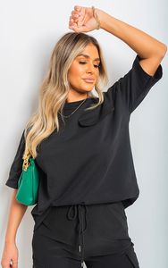 Nouveau design T-shirts pour femmes de la meilleure qualité T-shirts pour femmes à quantité minimale de commande bas Fabriqué au Pakistan T-shirts pour femmes Vêtements actifs Coupe ample Style confortable - Product Image 3