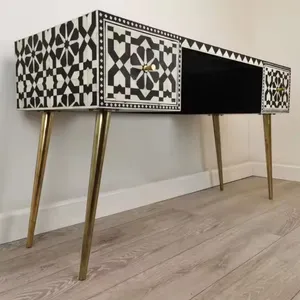 Kusum Art Bone Inlay Console Stools Ottomans and table with customized to decor your beautiful place from India13