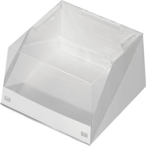 Boîte alimentaire en papier kraft en gros avec fenêtre transparente, étanche, pour pâtisserie, gâteaux et plats à emporter, personnalisable avec logo - Product Image 1