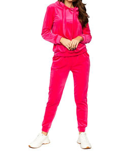 Haute qualité Jogging Crop survêtement en gros deux pièces ensembles polaire femmes survêtement femmes hiver survêtement - Product Image 1