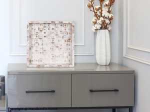 Perle d'Arabie Incrustation d'os faite à la main et plateau de service pour vadrouille Articles ménagers arabes de luxe pour tables à manger élégantes et cadeaux de fête - Product Image 4