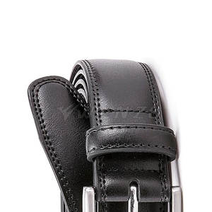 Ceinture en cuir véritable de qualité supérieure, finition lisse, ajustement réglable, pour tenue formelle et style professionnel - Product Image 6