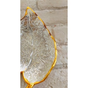 Plateau de service très vendu pour la nourriture et les fruits, plateau en métal pour la table à manger, présentoir pour la maison et les restaurants d'hôtels à prix de gros - Product Image 5