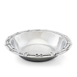 Bol à chocolat en métal chic et unique avec finition antique argentée pour exposer des chocolats à la maison ou lors d'événements de célébration - Product Image 5