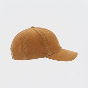 Casquette de baseball en velours côtelé 6 panneaux avec broderie de lettres, unisexe, décontractée, vente en gros, logo personnalisé, haute qualité, OEM ODM, faible MOQ - Product Image 4